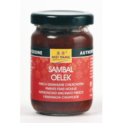 SALSA DE GUINDILLA FRESCA (SAMBAL OELEK) BOTE 100g